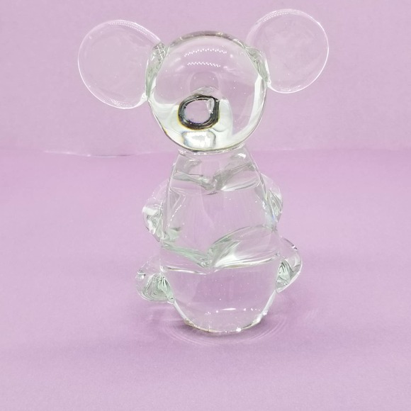 Blown Art Glass Koala Bear Paperweight Mouse BALOS - Picture 6 of 11